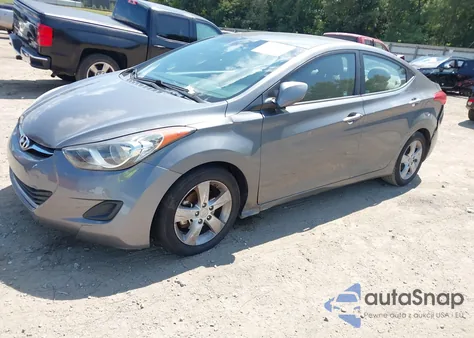 2013 Hyundai Elantra Gls z USA, uszkodzony, nr VIN 5NPDH4AE2DH367986